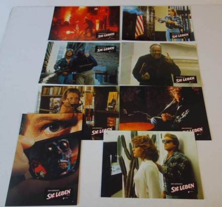 They Live original release german lobby still set